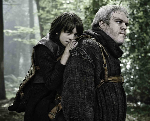 Bran Stark and Hodor from Game of Thrones Season 2