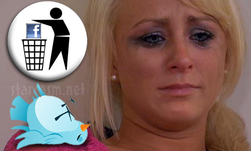 Leah Messer deletes Faceboook page, all but abandons Twitter