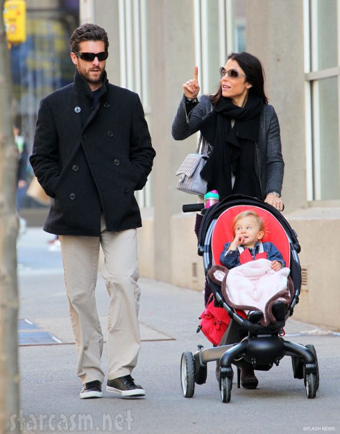 Bethenny Frankel husband Jason Hoppy and daughter Bryn Hoppy take a stroll in New York City