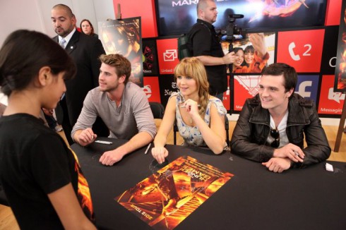 Liam Hemsworth Jennifer Lawrence Josh Hutcherson