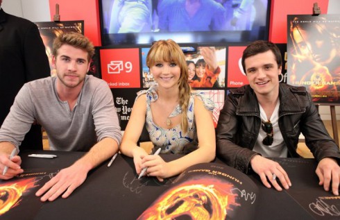 Liam Hemsworth Jennifer Lawrence Josh Hutcherson