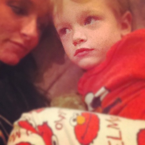 Maci Bookout reunites with her son Bentley after Spring Break 2012 in Daytona Beach
