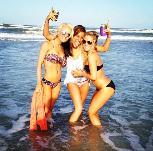 Maci Bookout in a bikini for Spring Break 2012 in Daytona Beach