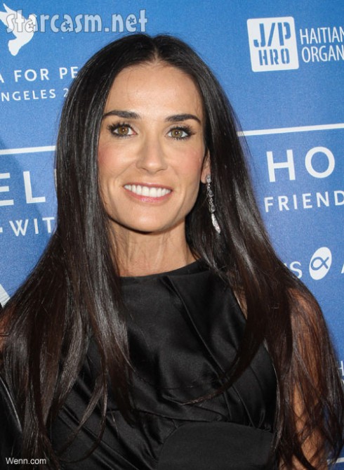 Demi Moore natural