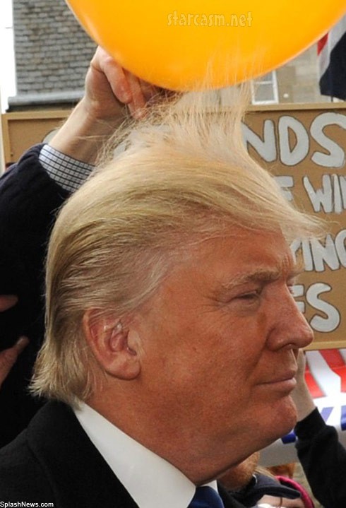 Donald Trump static balloon