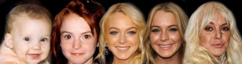 Lindsay Lohan through the years morphing video