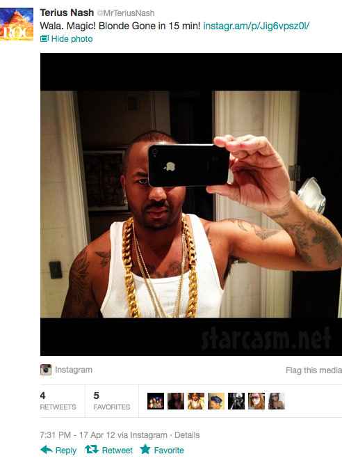The-Dream dyes his beard black again