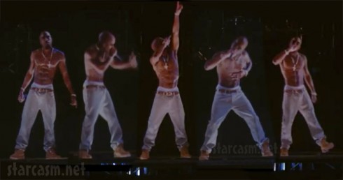 Tupac hologram at Coachella Music Festival