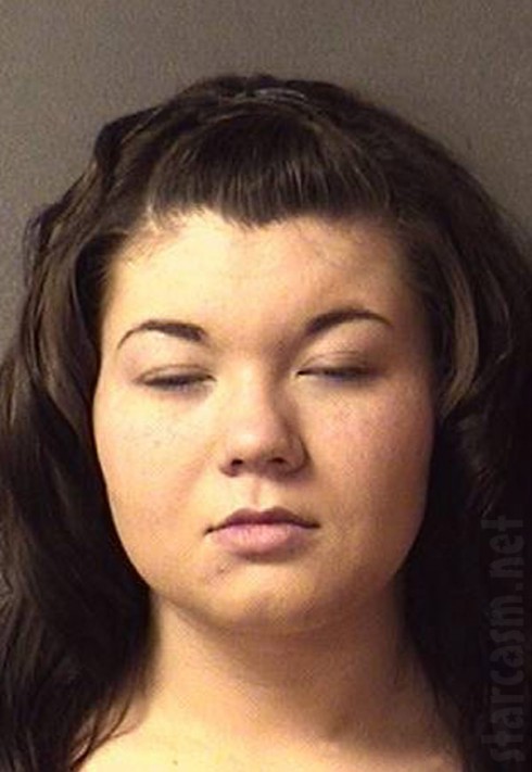 Teen Mom Amber Portwood mug shot photo from May 2012