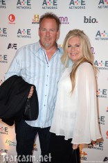 Darrell Sheets and Kimber Wuerfel at the A&E 2012 Upfront