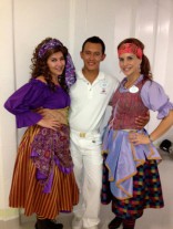 Maybe she saw him pose with these two pirate hookers on board the Disney Wonder. No denying it Nelson, that's your name tag, isn't it?!