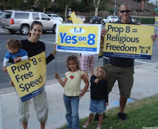 Andrea Clark from The Glass House supporting Proposition 8