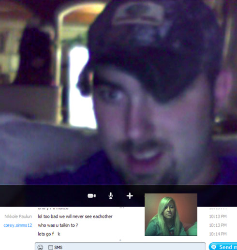 Corey Simms wants sex with Nikkole Paulun