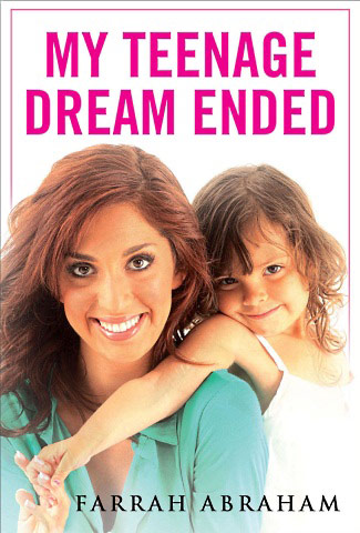 New and improved cover for Farrah Abraham's book My Teenage Dream Ended