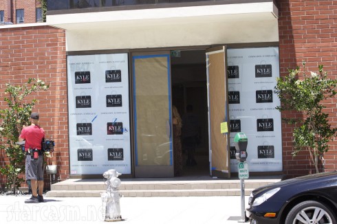 Kyle by Alene Too storefront in preparation for grand opening