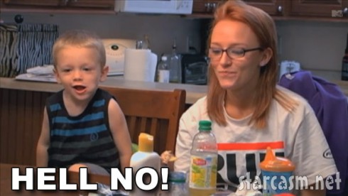 Maci Bookout's son Bentley declares Hell no during the Teen Mom Season 4 trailer