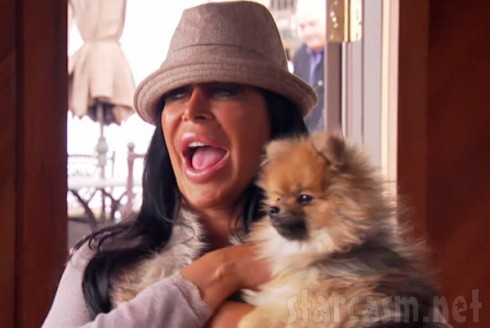 Big Ang and her dog Lil Louis shop for a house