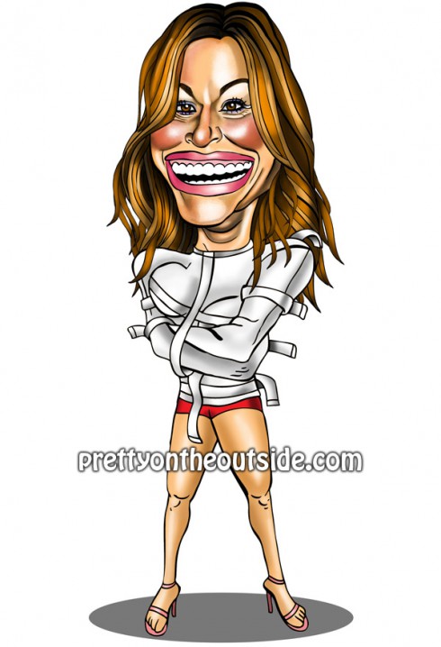 Kelly Bensimon Pretty on the Outside drawing by David Gilmore