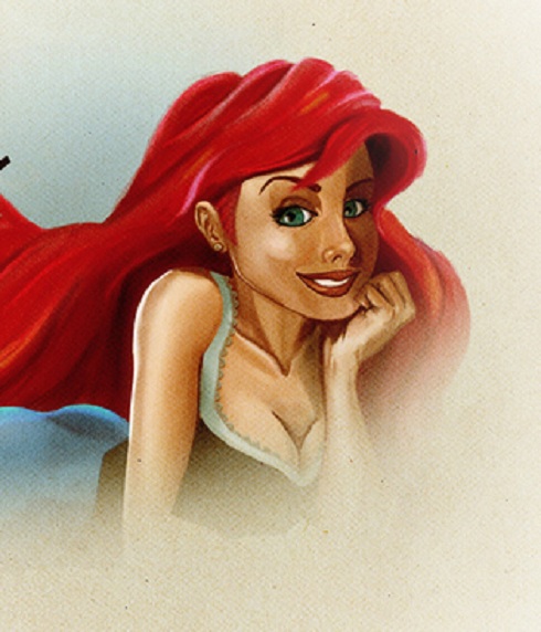 Princess Ariel after plastic surgery