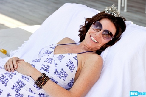 LuAnn de Lesseps in St. Barths for 'Real Housewives of New York'