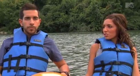 Farrah Abraham and Daniel Alvarez go paddle-boating
