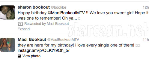 Maci Bookout tweets from her 21st birthday party at Butter NC 3