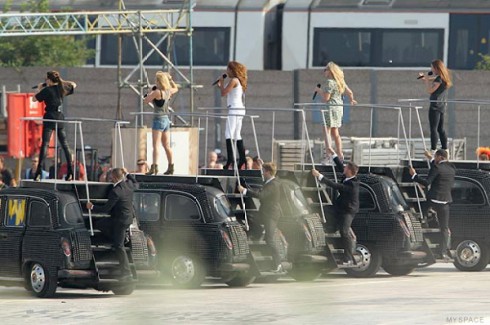 Spice Girls 2012 Olympics closing ceremony rehearsal
