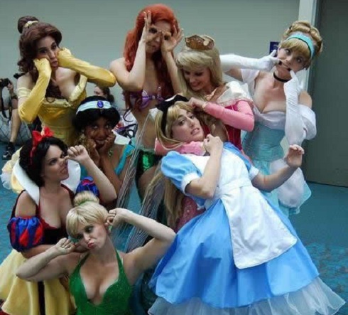 Disney Princesses go wild at Disney World