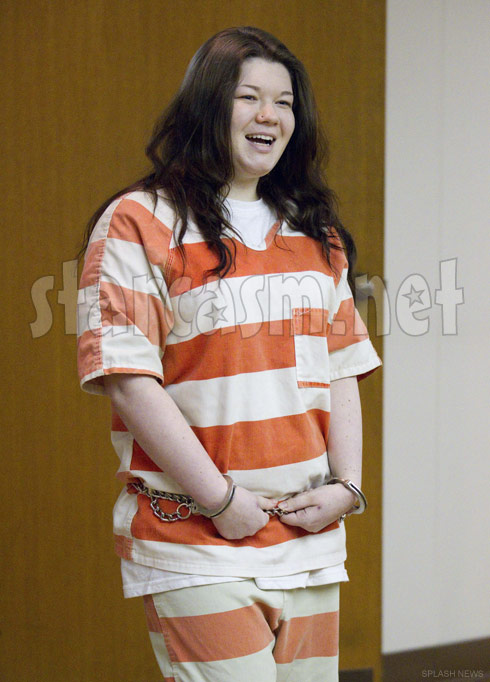 Amber Portwood in prison stripes