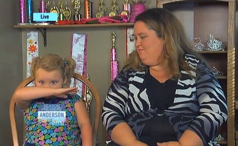 Honey Boo Boo and June Thompson on Anderson Season Premiere