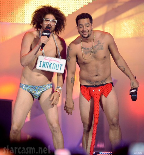 LMFAO performing concert live