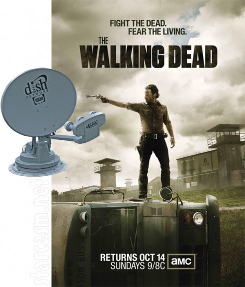 The Walking Dead funny photo with Dish Network