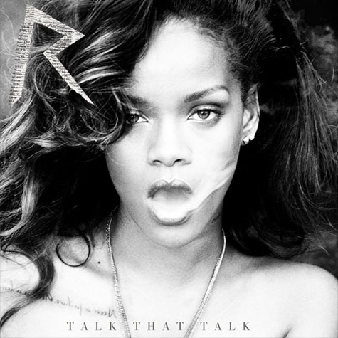 Rihanna Talk That Talk album cover with letter R logo