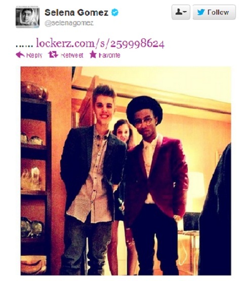 Justin Bieber and Barbara Palvin with Lil Twist at the Lion King on Broadway show