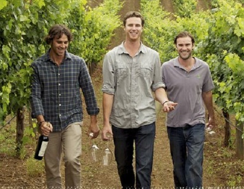Ben Flajnik and friends at Envolve Winery