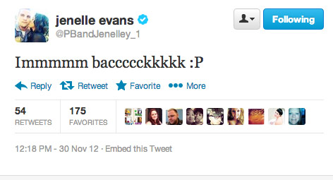 Jenelle Evans gets out of the hospital and tweets that she's back