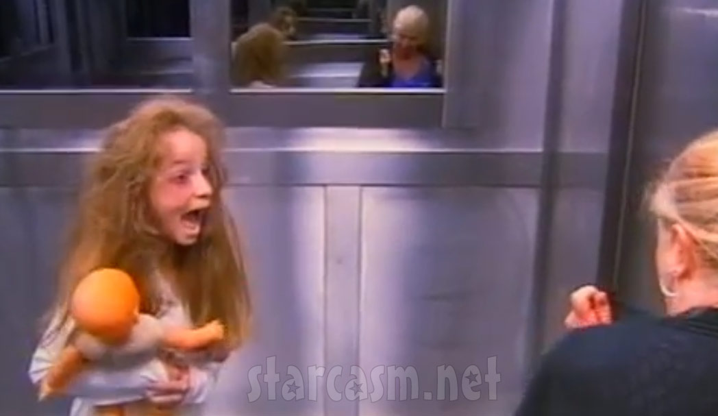 ghost girl in elevator