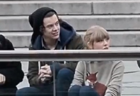 One Direction's Harry Styles and Taylor Swift at the Central Park Zoo in New York City