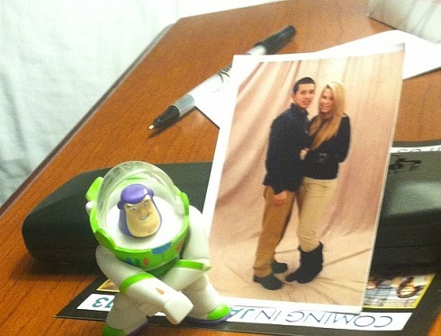 'Teen Mom 2' Javi Marroquin's desk at his military training facility