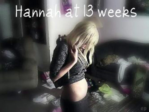 Teen bank robber Hannah Sabata pregnant 13 weeks