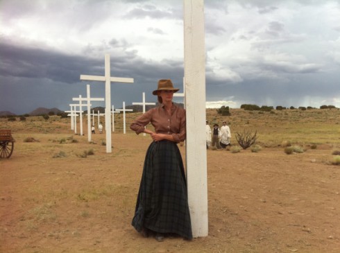 January Jones as former prostitute Sarah in a Sweetwater promotional photo