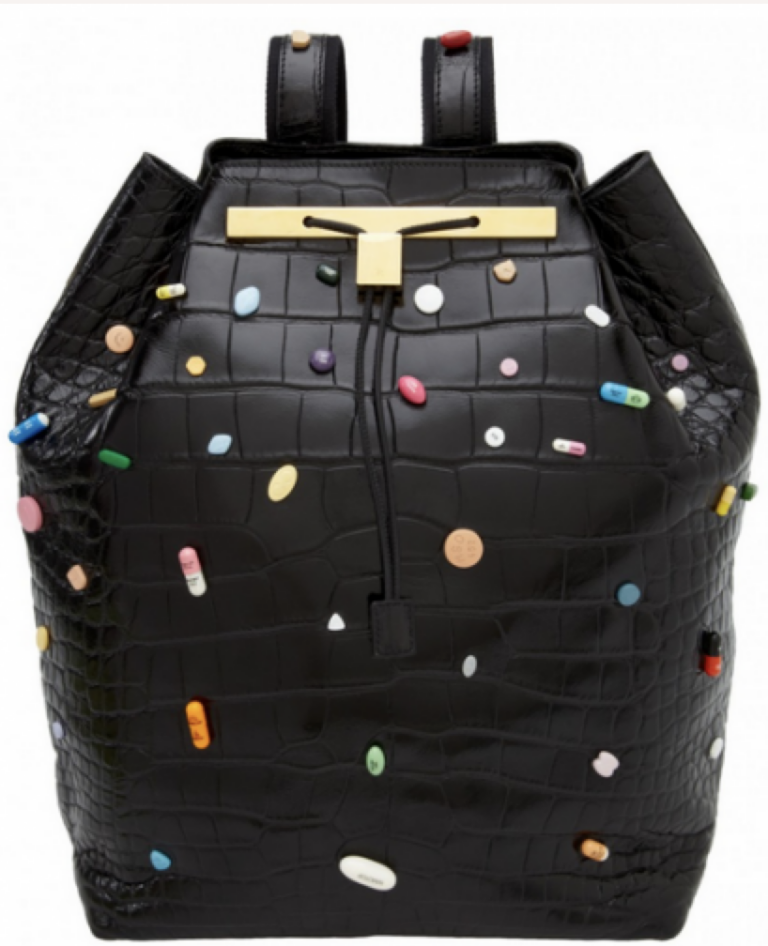 The Olsen twins release $55,000 crocodile handbag studded with prescription pills