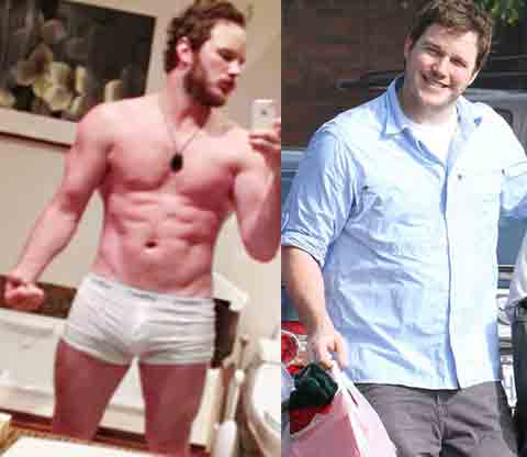 chris pratt before and after