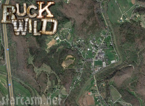 Buckwild satellite map of Sissonville West Virginia