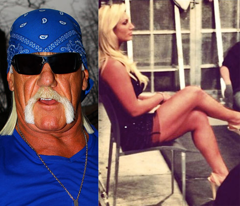 Is Hogan tweeting a pic of his daughter's legs inappropriate?