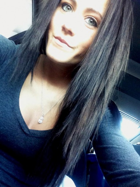 Jenelle Rogers Jenelle Evans with dark hair 2013