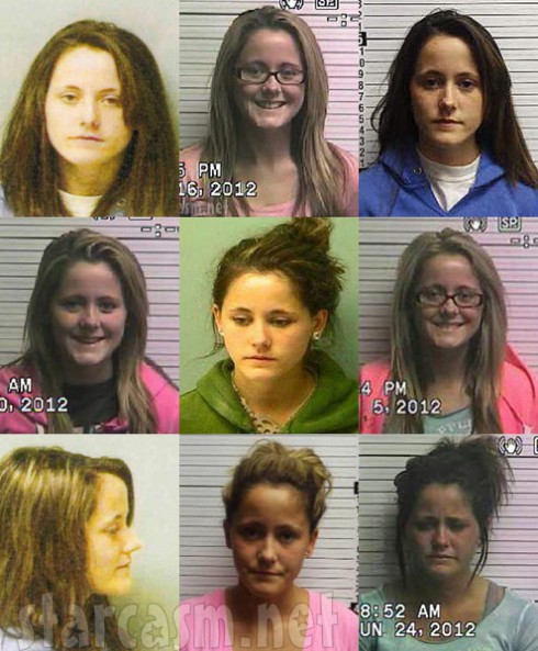 All of Jenelle Evans mugshots