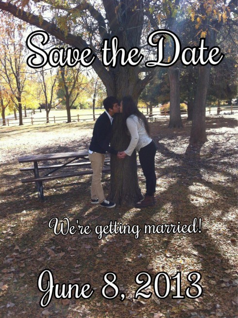 '16 & Pregnant' star Izabella Tovar and fiance Jairo Rodriguez's Save The Date card for upcoming wedding