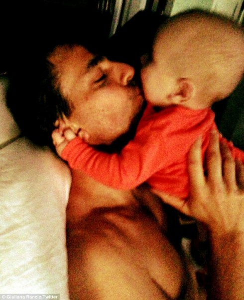 Bill Rancic with son Edward Duke