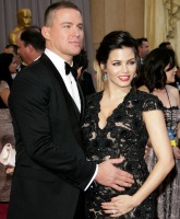 Channing Tatum can’t keep his hands off of wife Jenna Dewan-Tatum’s baby bump!